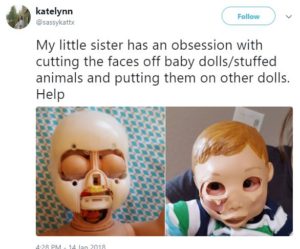 Doll face transplant